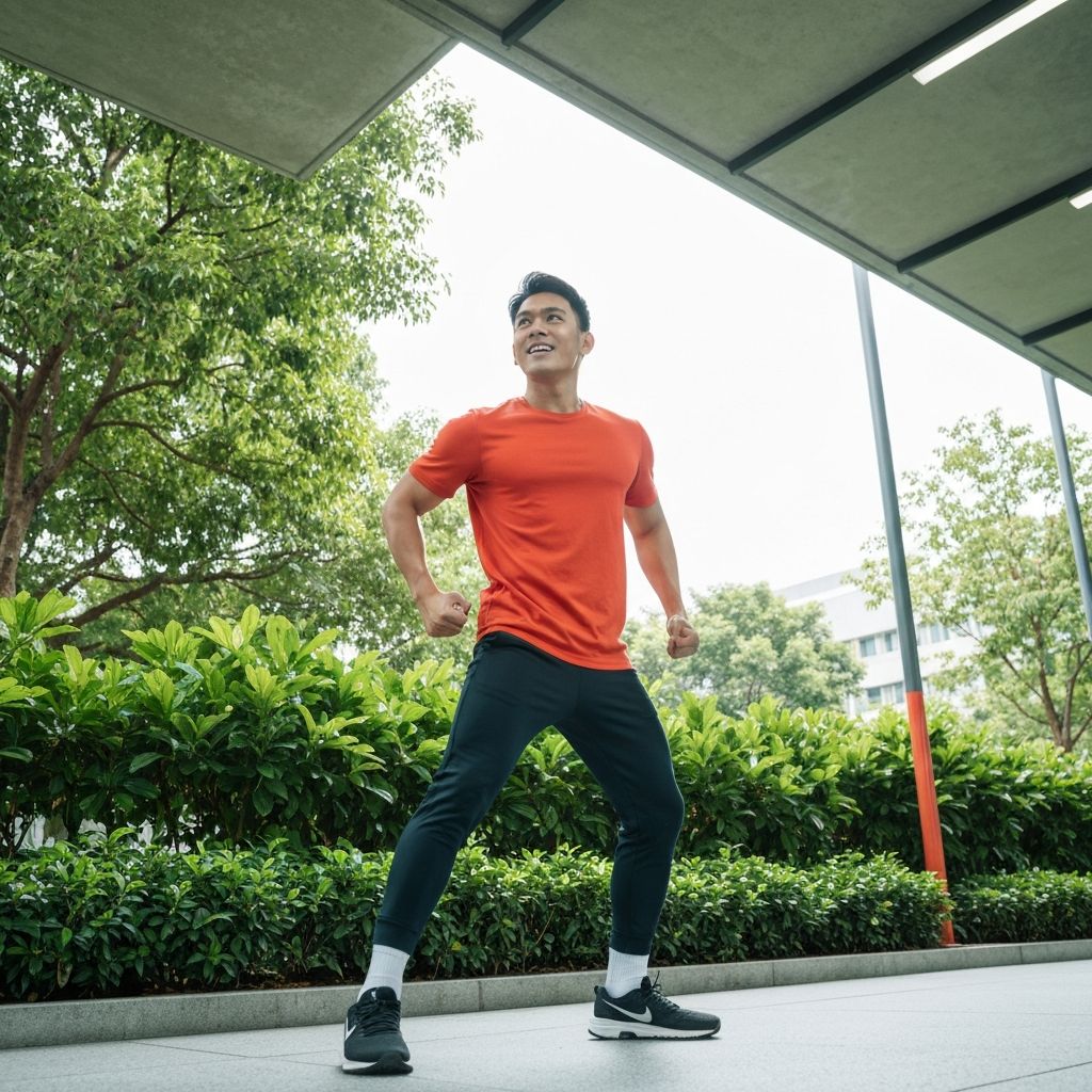 Men's active lifestyle